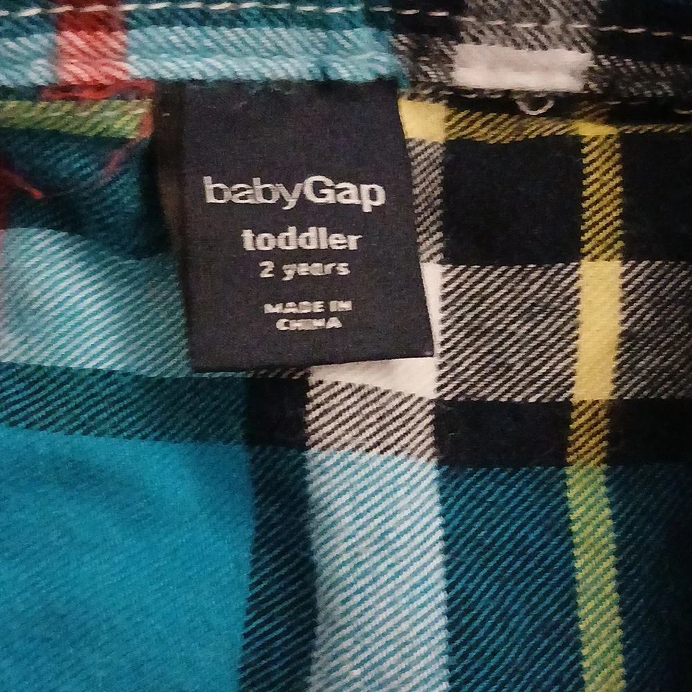 Boys ButtonDown Long Sleeve Shirts Size 2T(4) & 12-18M(1)‎ & 18M(1) Bundle of 6
